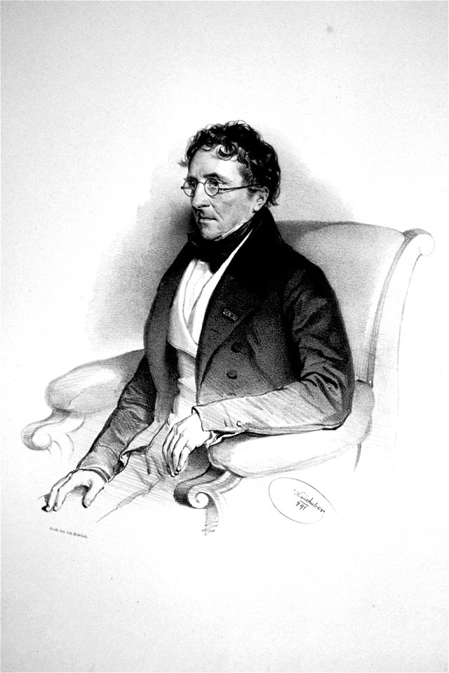 Karl Wilhelm Koch 1841 Litho