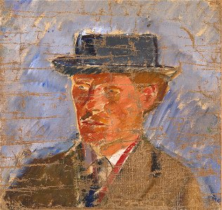 Karl Isakson - Portrait of the Painter Edvard Weie - KMS6397 - Statens Museum for Kunst