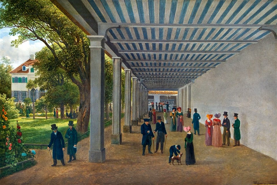 Karl Gottfried Traugott Faber Trinkhalle in Teplitz-Schönau 1822