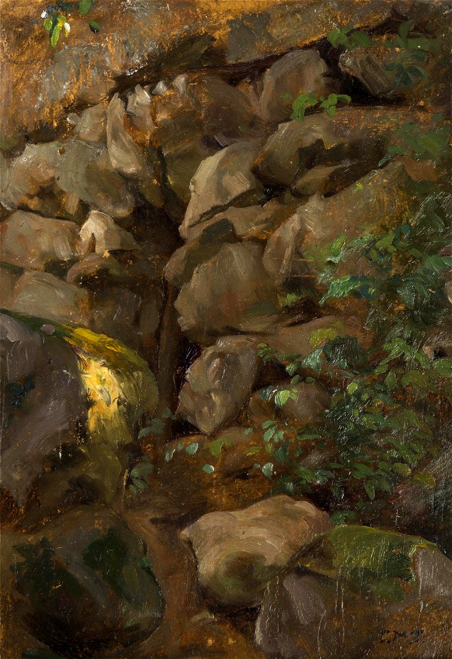 Karl Maria Thuma - Study of Stones