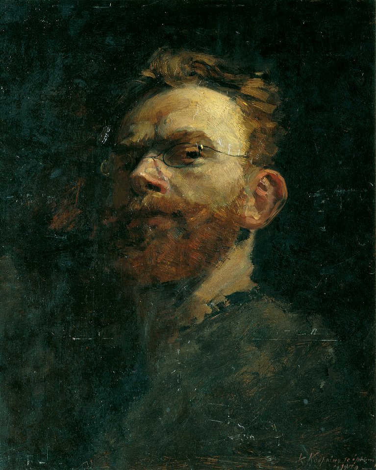 Karl Köpping - Selbstbildnis - 482 - Österreichische Galerie Belvedere