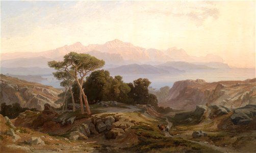 Karl Lindemann-Frommel Am Meerbusen von Salerno 1866