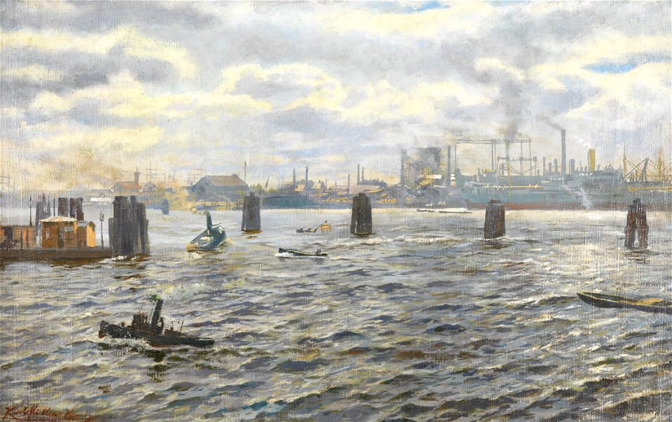 Karl Josef Müller Hamburger Hafen 2