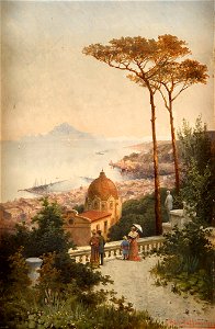 Karl Kaufmann Blick auf Capri