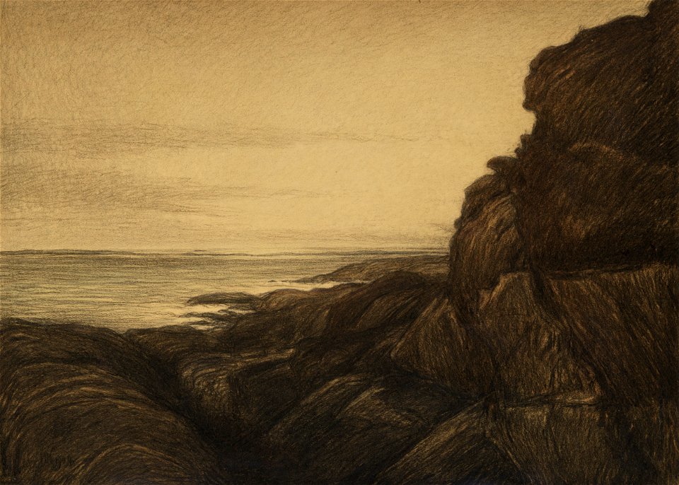 Karl Nordström Coastal Cliffs Thielska 317