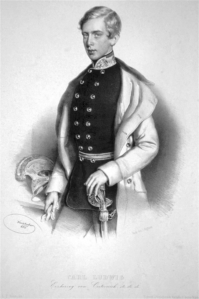 Karl Ludwig Erzherzog Litho