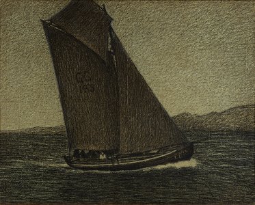 Karl Nordström Fishing Boat Tacking 311