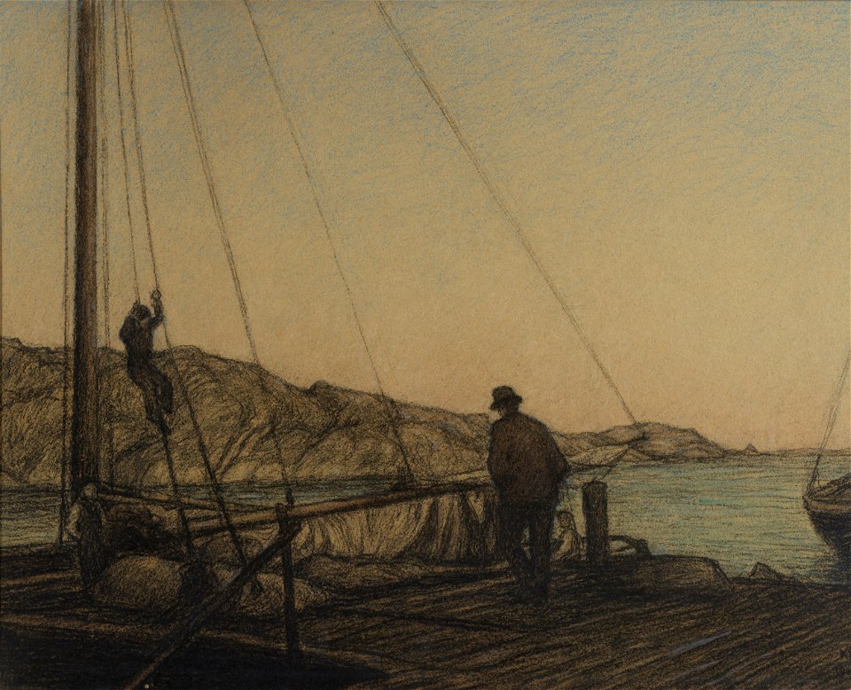 Karl Nordström The Quay Thielska 316