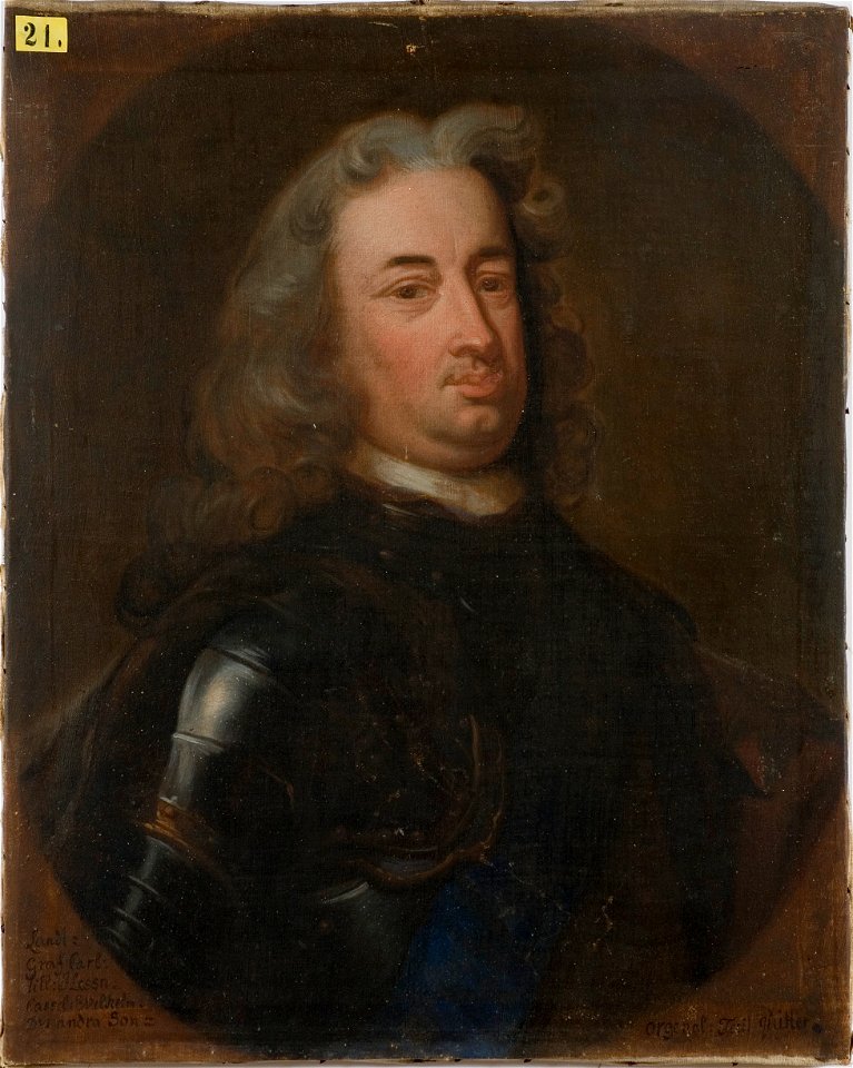 Karl, 1654-1730, lantgreve av Hessen-Kassel (Herman Hendrik Quiter d.y.) - Nationalmuseum - 14690. Free illustration for personal and commercial use.