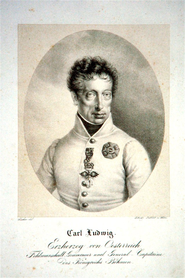 Karl von Österreich Lieder Litho
