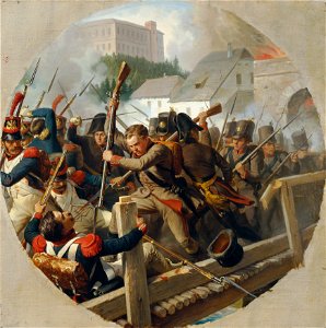 Karl von Blaas - Das Treffen bei Ebelsberg 1806 - 2745 - Kunsthistorisches Museum