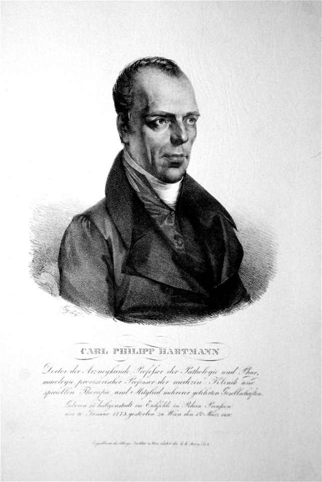 Karl Philipp Hartmann Litho