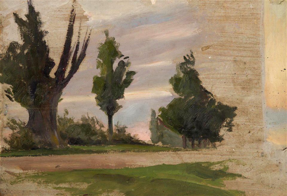 Karl Maria Thuma - Trees along the Road