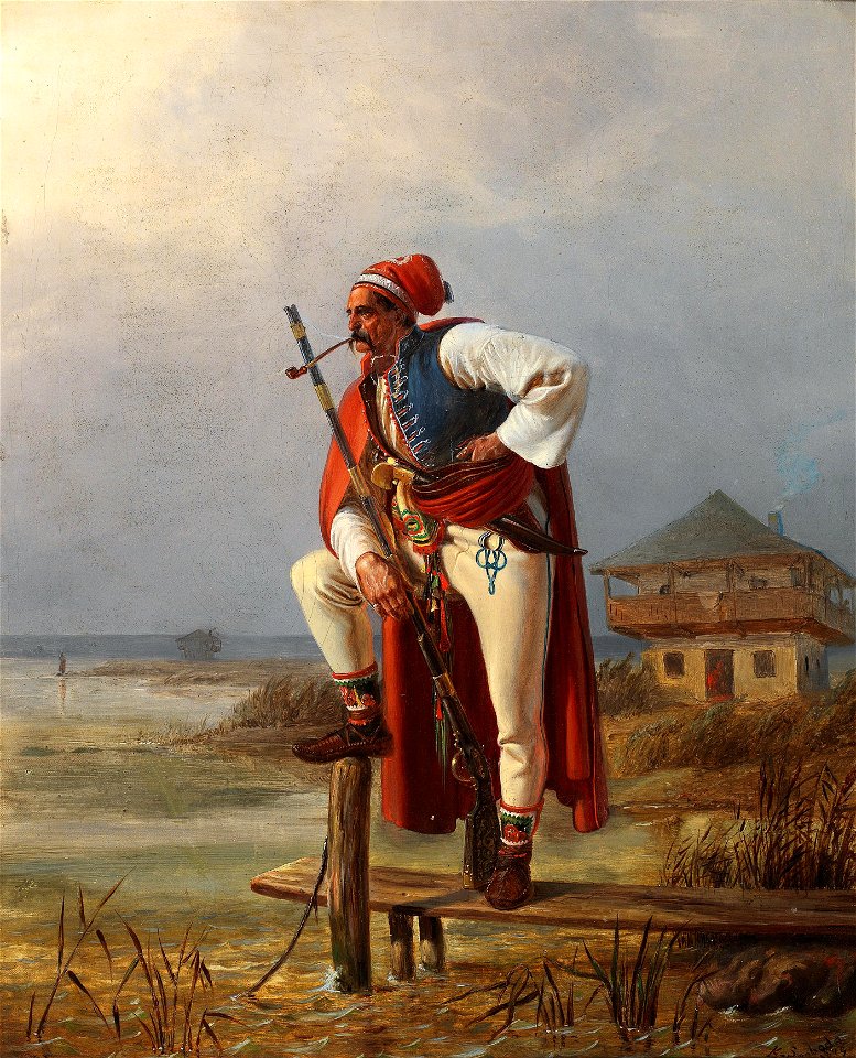 Karl Swoboda Der Wachposten 1849