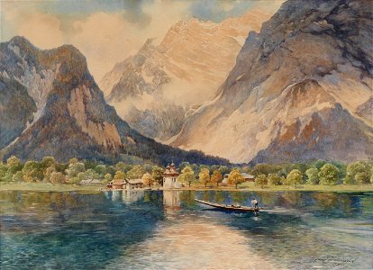 Karl Schnorpfeil St Bartholomä am Königssee 1928