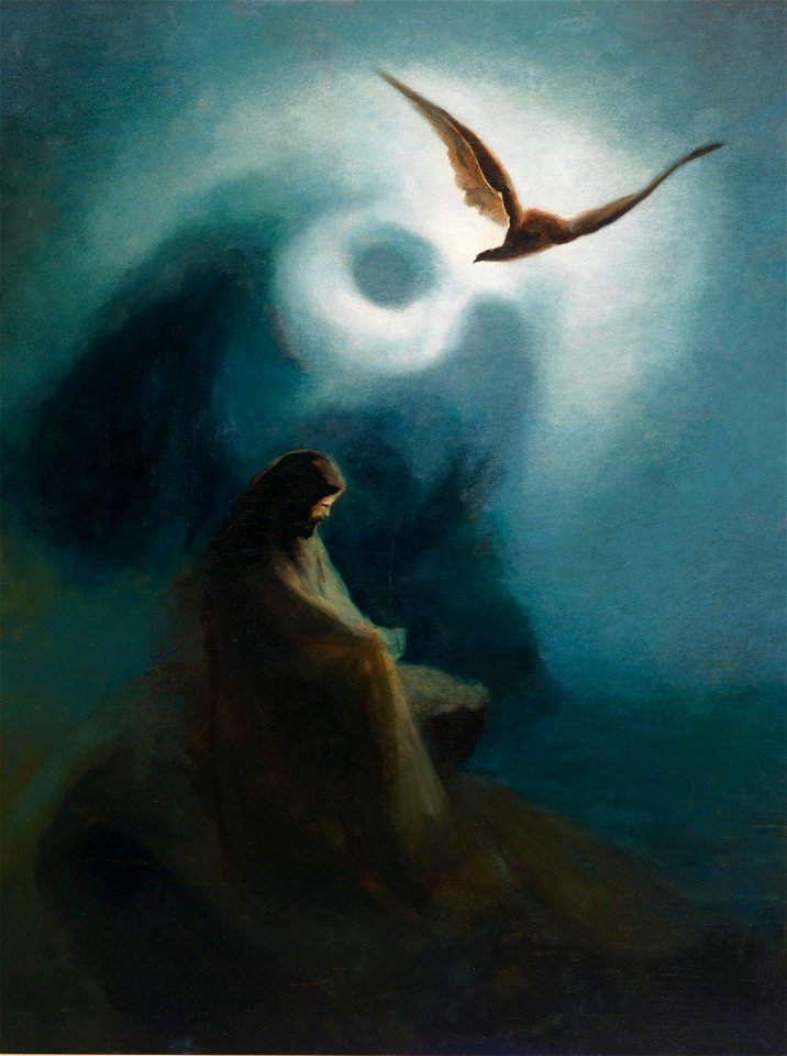 Karl Wilhelm Diefenbach - Martyr and crucified, son Helios