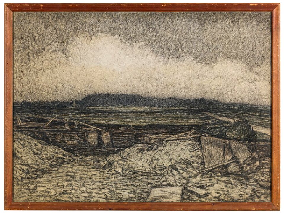 Karl Nordström - A Limestone Quarry at Kinekulle - NMB 2299 - Nationalmuseum