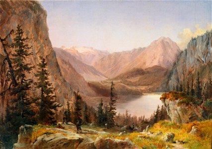 Karl Reinhold Blick von der Trisslwand