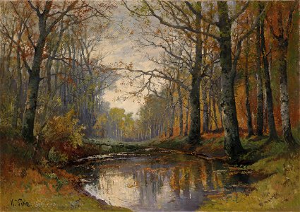 Karl Vikas Herbstliche Waldlandschaft