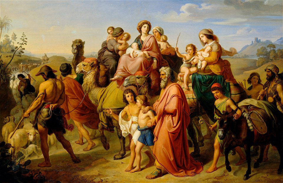 Karl von Blaas - Die Heimkehr Jakobs - 2277 - Österreichische Galerie Belvedere