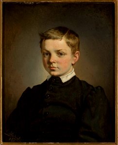 Karol Młodnicki - Bust portrait of a boy - MP 2108 MNW - National Museum in Warsaw