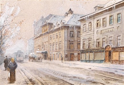 Karl Wenzel Zajicek Theater an der Wien im Winter