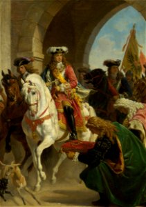 Karl von Blaas - Einzug Karls III. in Madrid 1710 - 2736 - Kunsthistorisches Museum