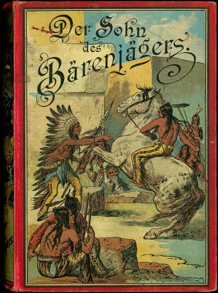 Karl May - Der Sohn des Bärenjägers, cover 1900