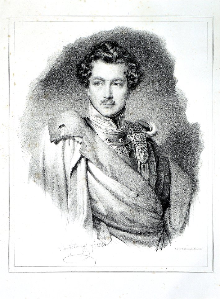Karl von Bayern Litho