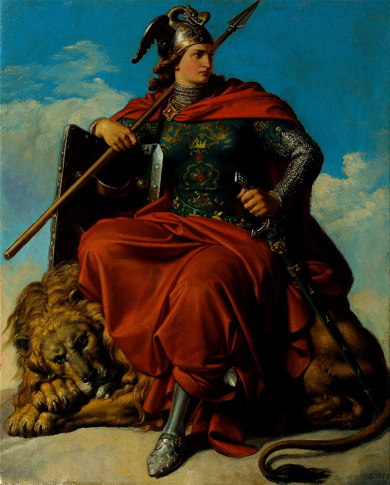 Karl von Blaas - Allegorie der Tapferkeit - 2716 - Kunsthistorisches Museum