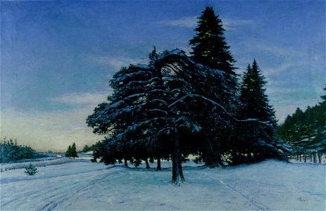 Karl Nordström Winter's Day at Uggleviken Thielska 302
