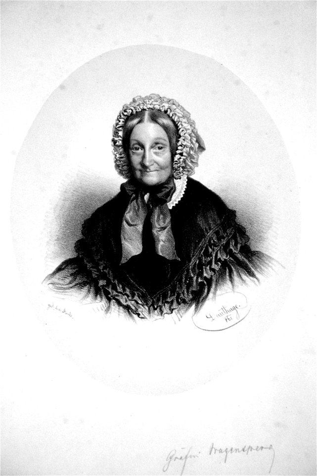 Karoline von Wagensperg Litho