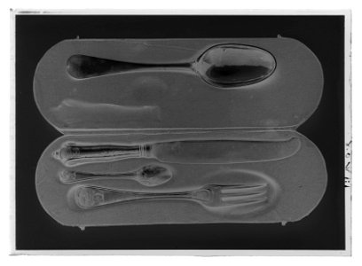 Karl XIIs matbestick - Livrustkammaren - 1116-negative