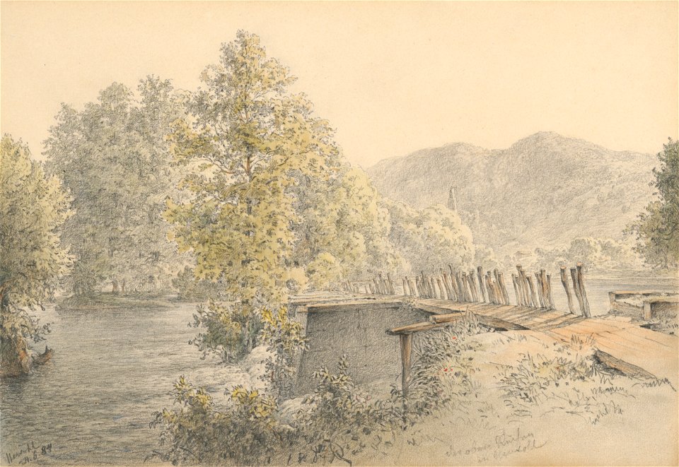 Karol Ľudovít Libay - Hron pri Banskej Bystrici - K 16150 - Slovak National Gallery