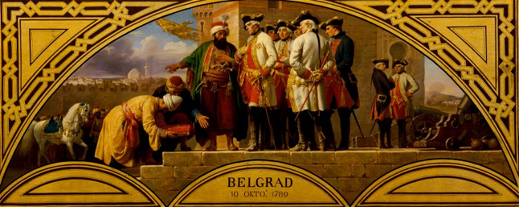 Karl von Blaas - Die Übergabe von Belgrad 1789 - 2472 - Kunsthistorisches Museum