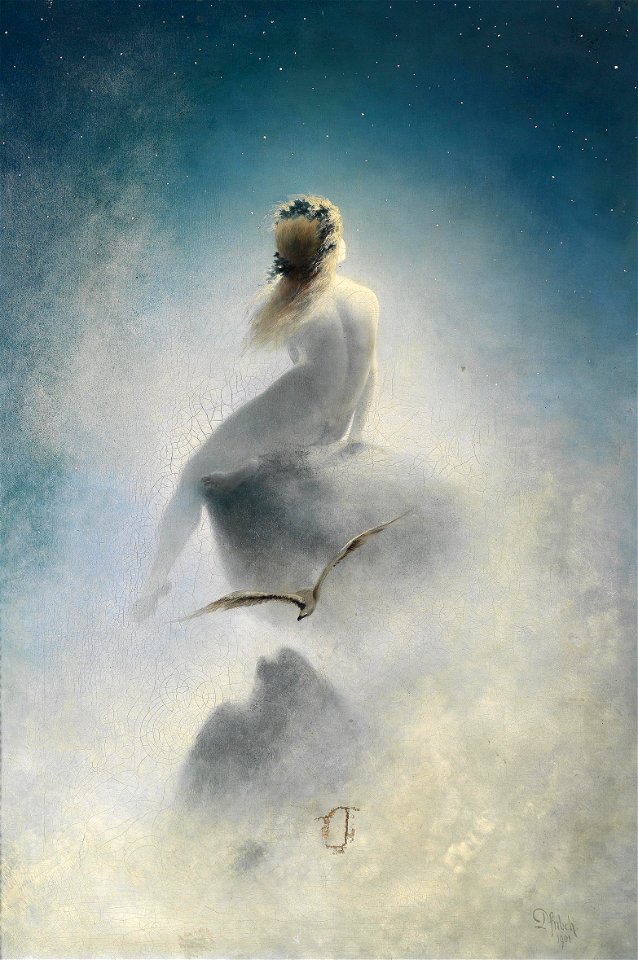 Karl Wilhelm Diefenbach - Frage an die Sterne, 1901