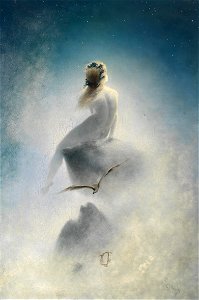 Karl Wilhelm Diefenbach - Frage an die Sterne, 1901