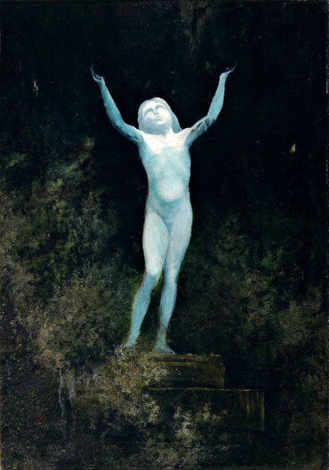 Karl Wilhelm Diefenbach Erscheinung c1890