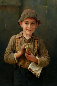 Karl Witkowski - Newsboy, 1899