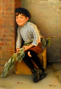 Karl Witkowski - Shoe shine boy cherry branch