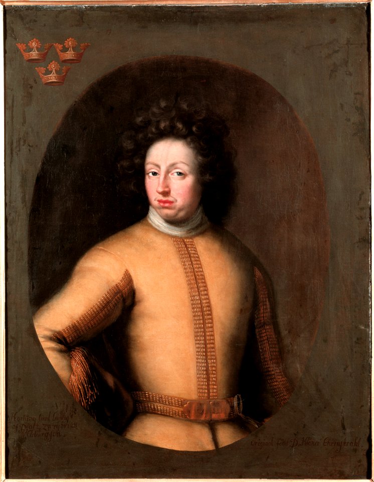 Karl XI, 1655-1697, kung av Sverige, pfalzgreve av Zweibrücken (David Klöcker Ehrenstrahl) - Nationalmuseum - 15915