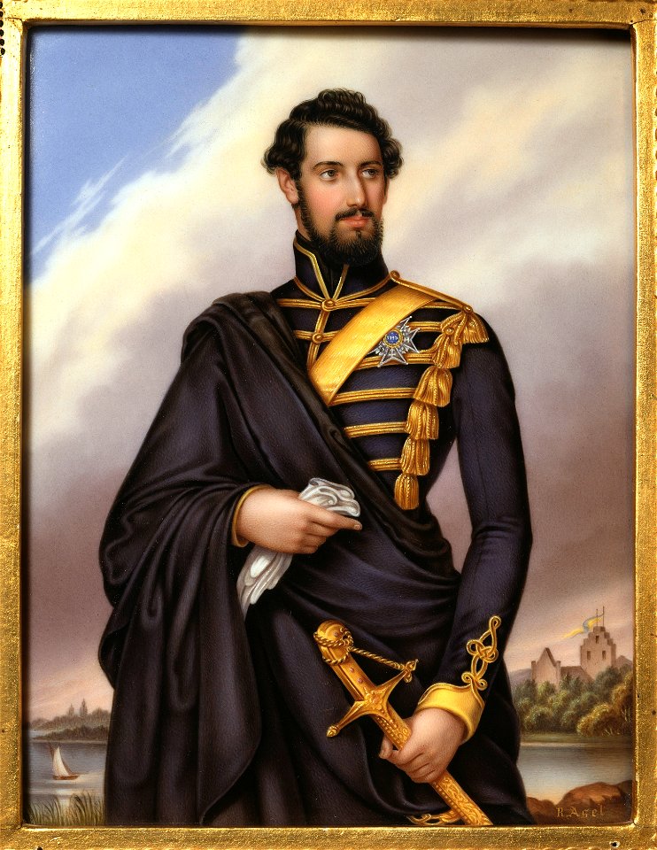 Karl XV, 1826-1872, King of Sweden (Gotthelf Rudolf Asel) - Nationalmuseum - 25526