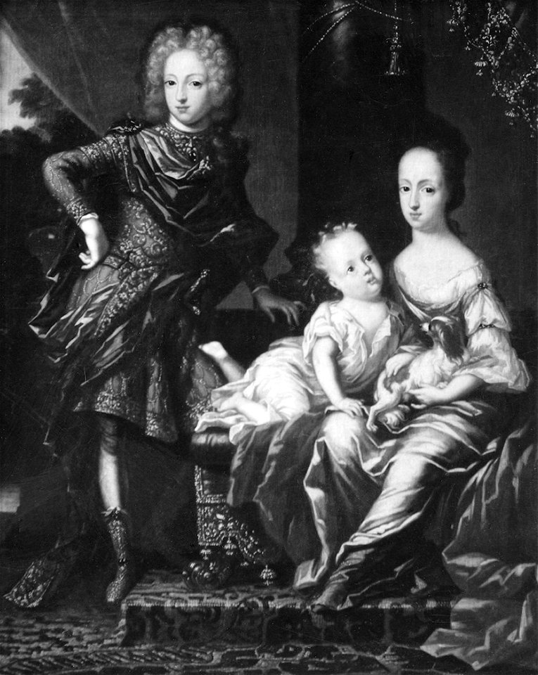 Karl XII och hans systrar - Nationalmuseum - 16059