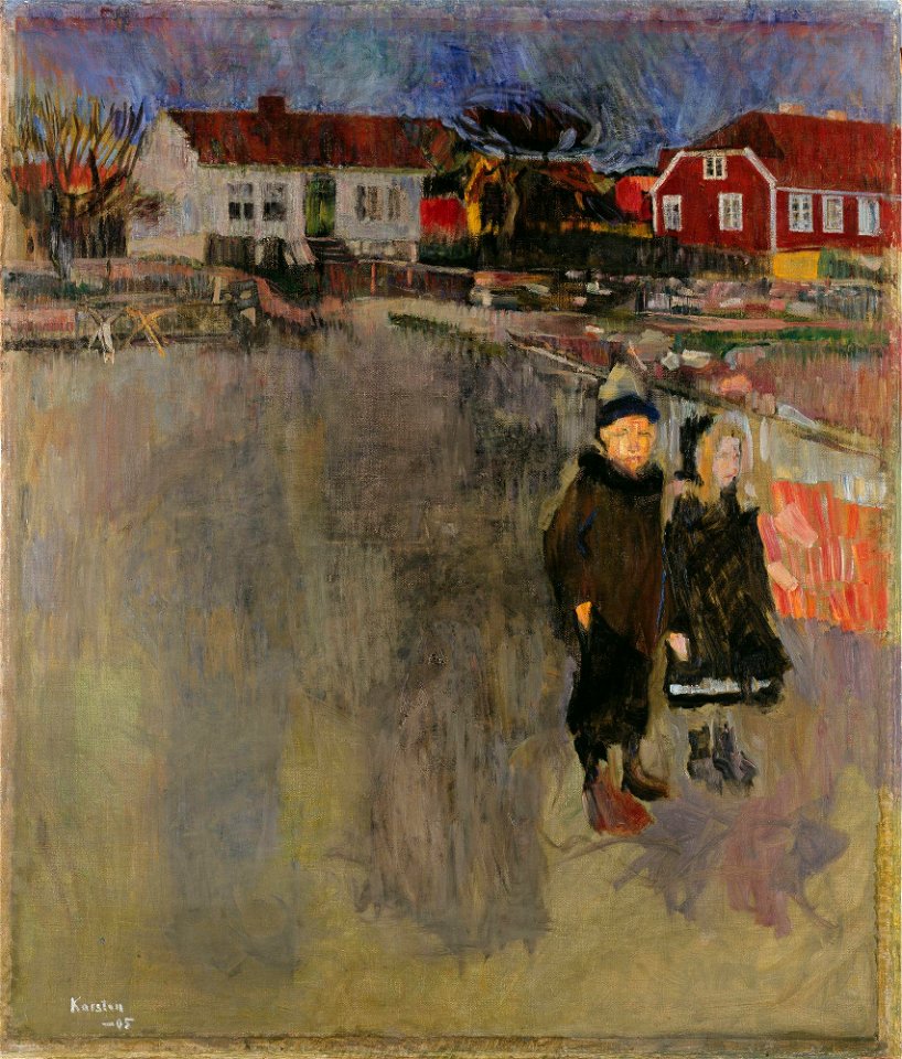 Ludvig Karsten - Spring Evening at Ula - NG.M.00683 - National Museum of Art, Architecture and Design