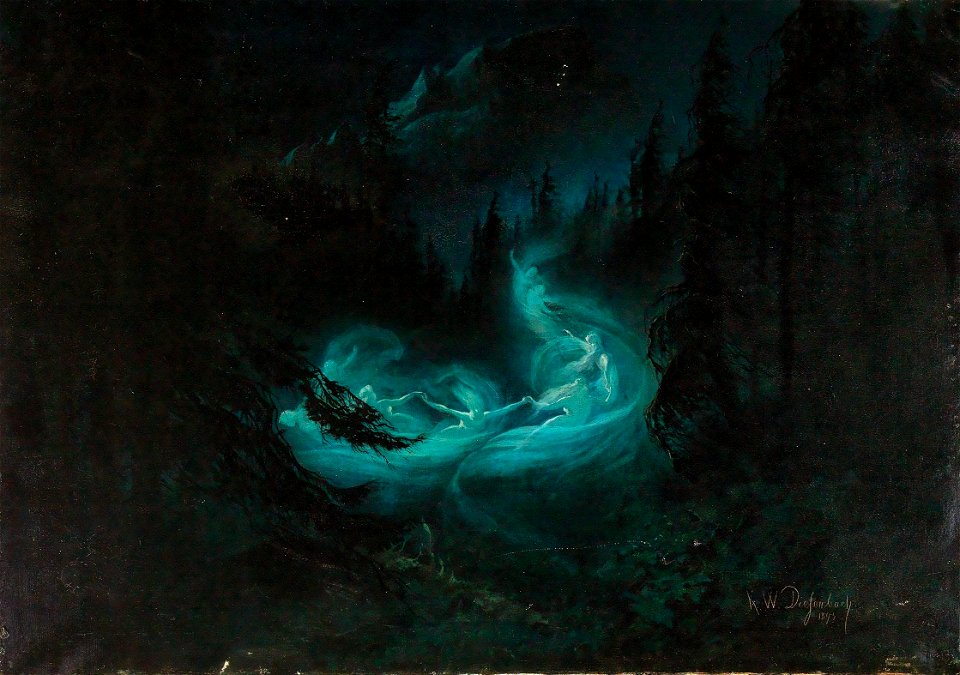 Karl Wilhelm Diefenbach - The fairy dance