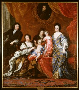 Karl XI, 1655-1697, kung av Sverige med familj (David Klöcker Ehrenstrahl) - Nationalmuseum - 16034