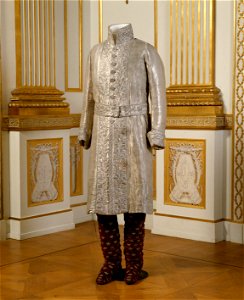 Karl XIV Johan av Sverige-Norges (Jean Baptiste Bernadotte), kröningsdräkt från 1818 - Livrustkammaren - 73048