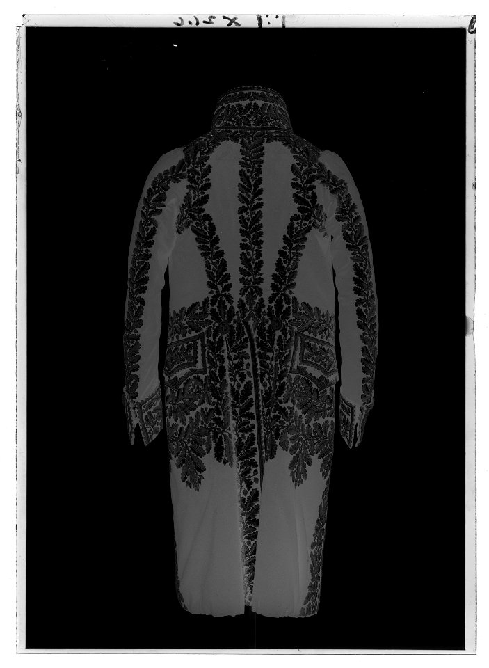 Karl XIV Johans franska marskalksuniform - Livrustkammaren - 18509-negative