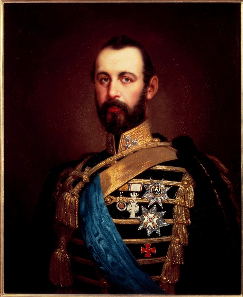 Karl XV (Karl Ludvig Eugen), 1826-72, kung av Sverige och Norge (Gottfrid Virgin) - Nationalmuseum - 39884