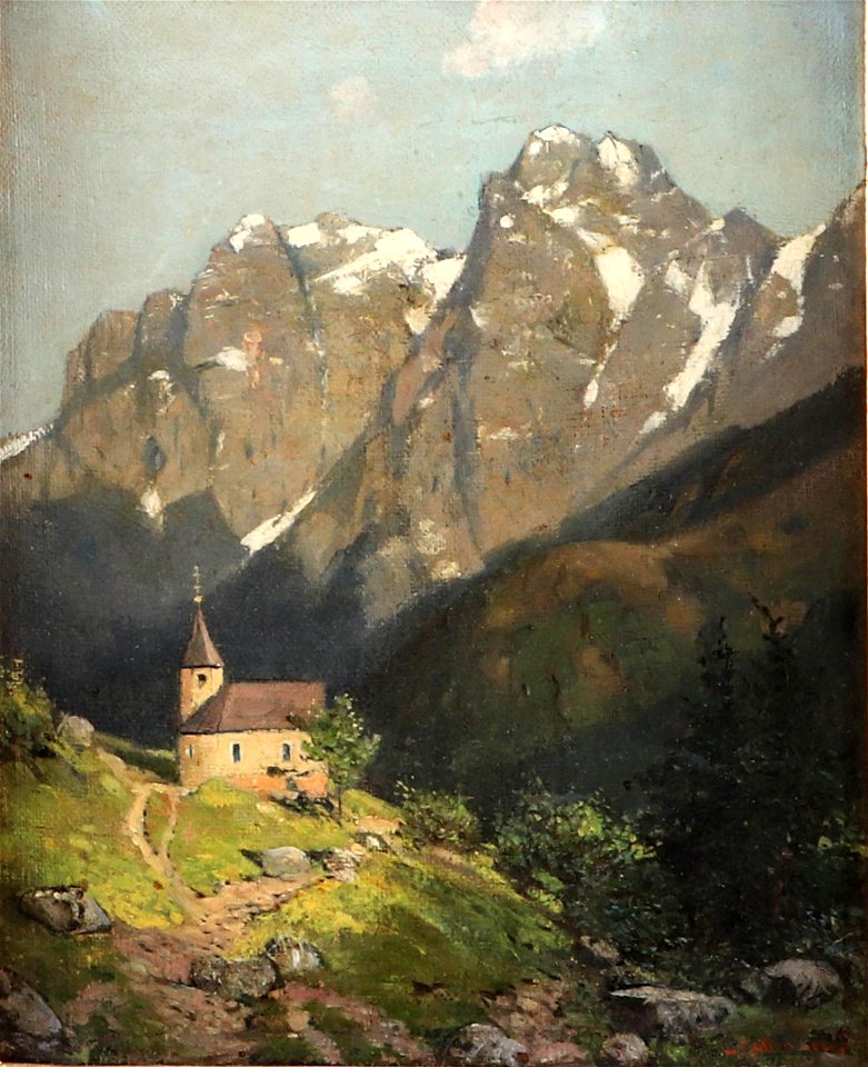 Kaspar Kaltenmoser Kleine Kirche bei Kitzbühel